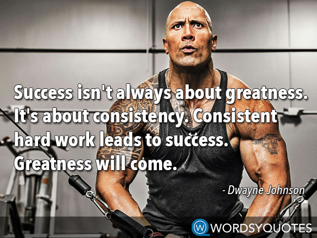 dwaynejohnson success quotes