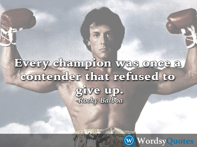 Rocky Balboa sports quotes