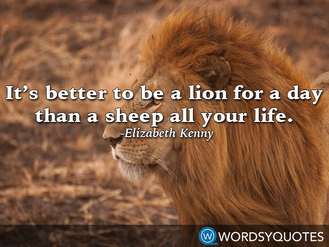 lion life quotes