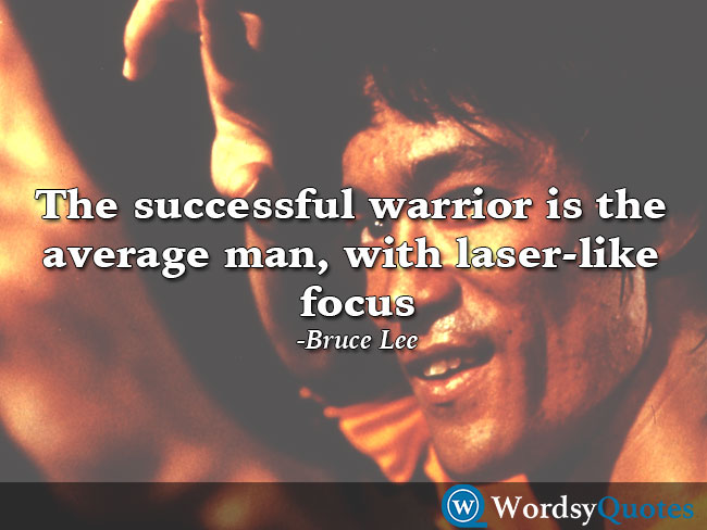 Bruce Lee success quotes