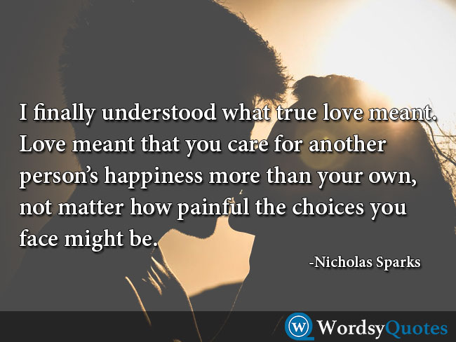 Nicholas Sparks love quotes