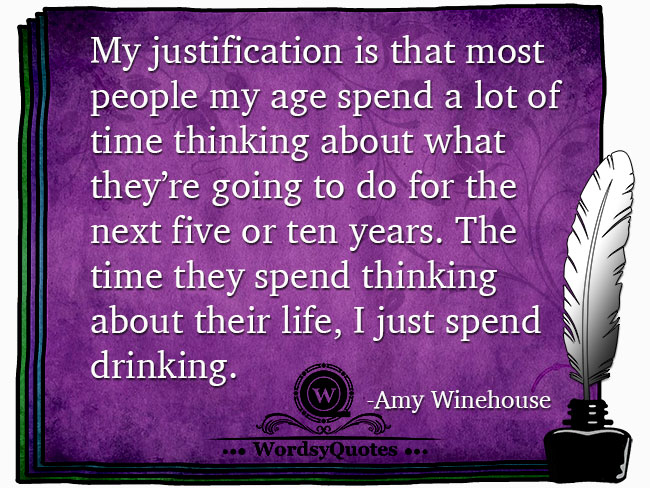 Amy Winehouse - age quotes