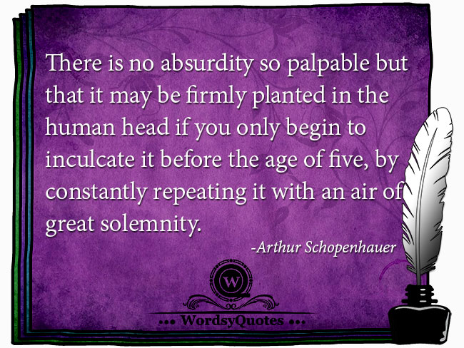 Arthur Schopenhauer - age quotes
