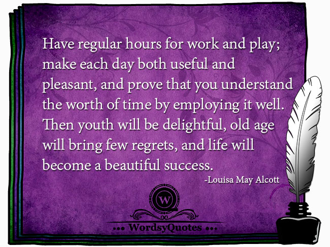Louisa May Alcott - age quotes