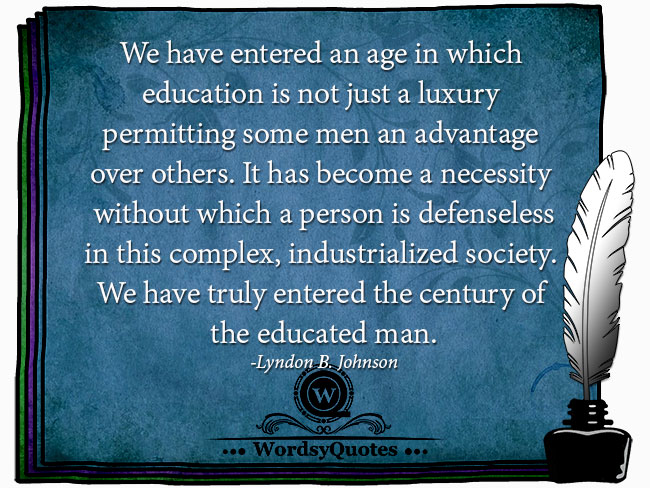 Lyndon B. Johnson - age quotes