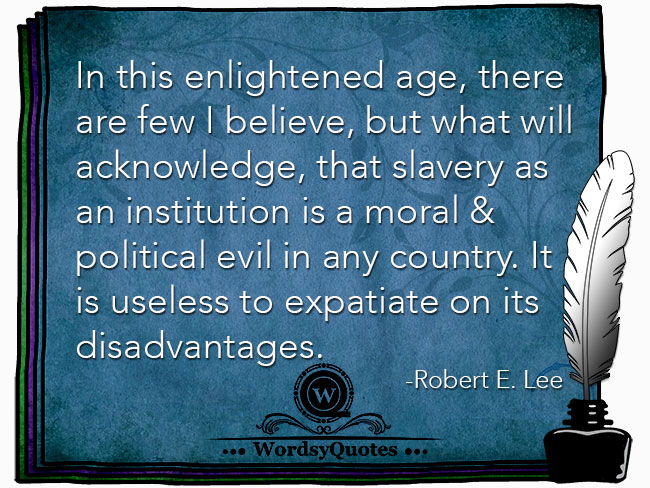 Robert E. Lee - age quotes